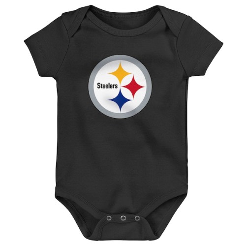 Pittsburgh Steelers Outerstuff Newborn Primary Logo Bodysuit - Black