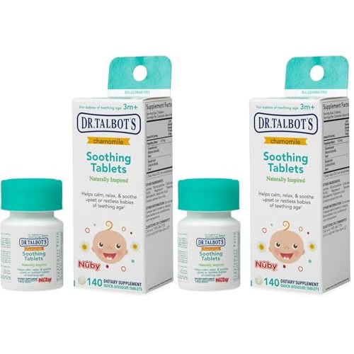 Dr. Talbot's Chamomile Soothing Tablets, Quick Dissolve, 140 Count (Pack of 2)