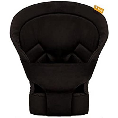 Baby Tula Infant Insert for Standard Baby Carrier, Newborn Support Cushion for 7 to 15 Pounds, Ergonomic Positioning and Head Support for Front Carry Only, Compatible Accessory - Black