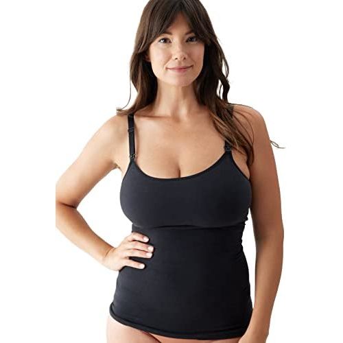 Ingrid & Isabel Basics Postpartum Nursing + Shaping Cami, Comfortable + Seamless Maternity Tank Top
