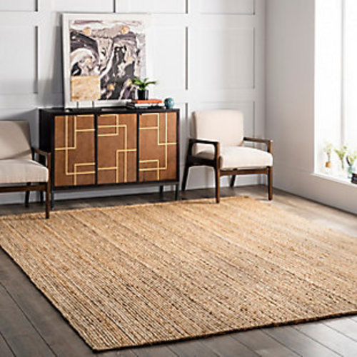 Hand Woven Rigo Jute 6' x 9' Area Rug