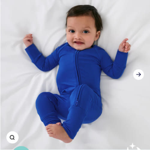 Electric Blue Zippy | Little Sleepies