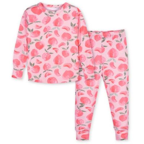 Gerber Baby Girls' Snug Fit Pajama Set - Rainbow Sky - 12 Months - 2-piece