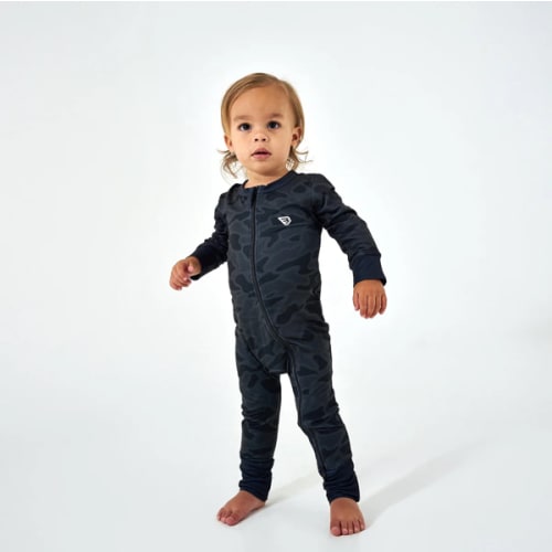 Baby Zip Up - Black Camo – BURLEBO