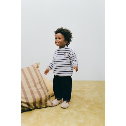 CORDUROY PANTS - Navy blue | ZARA United States