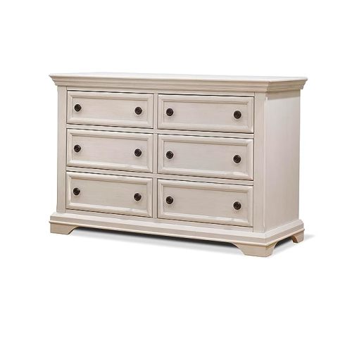 Sorelle Furniture Portofino Baby Dresser – Brushed Ivory Dresser for Nursery, Kids Bedroom Furniture, Dresser Drawers, Nightstand for Child’s Room with Drawers, Nursery Furniture -Brushed Ivory