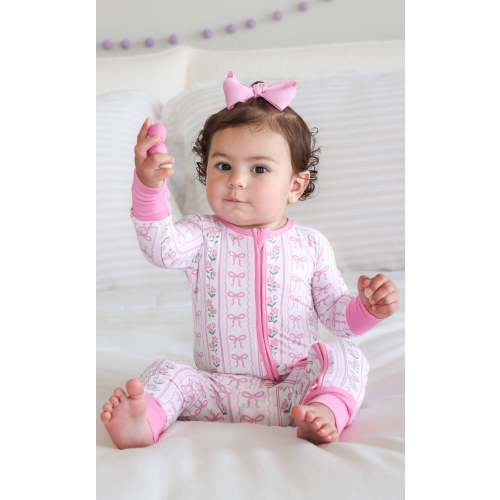 Convertible Zip Romper | Coquette Garden