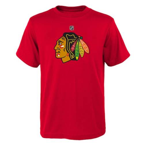Youth Chicago Blackhawks Red Primary Logo T-Shirt