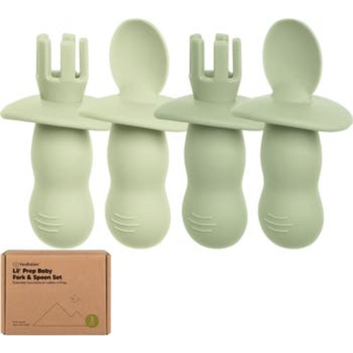 2-Sets Prep Baby Spoons & Forks Set