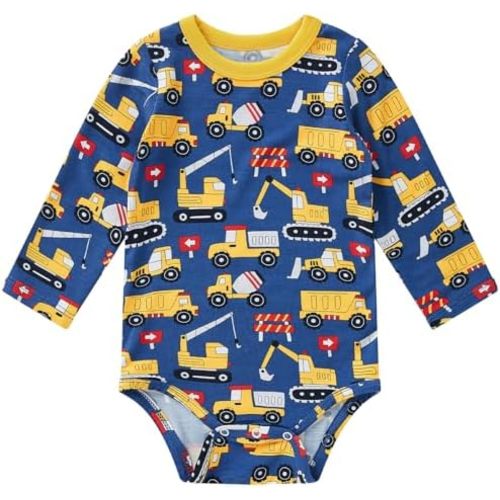 pureborn Baby Boys Girls Bodysuit One-Piece Romper 0-24 Months