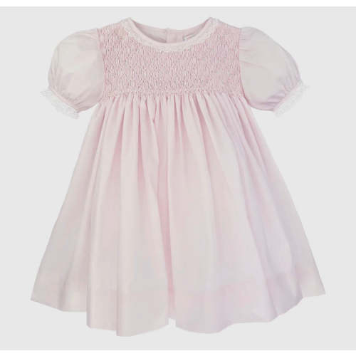 Smocked French Lace Dress – Ella Marina Baby