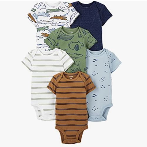 Simple Joys by Carter's Baby-Boys 6-Pack Short-Sleeve Bodysuit