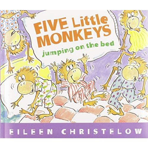 Five Little Monkeys Jumping on the Bed (Padded Board Book) (A Five Little Monkeys Story)