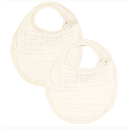 Cloud Muslin™ Bib 2 Pack - Cream