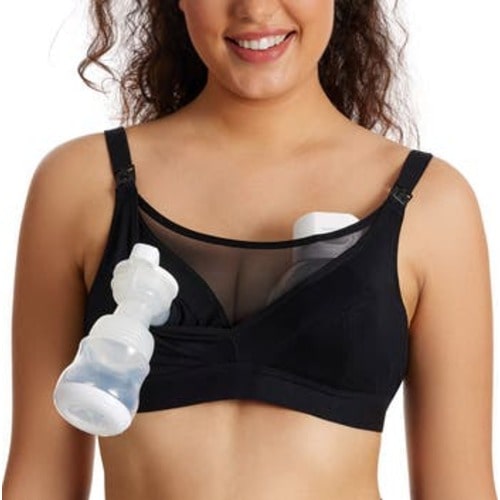 Hf018 Pumping & Nursing Bra, Large