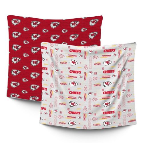 NFL Kansas City Chiefs Home & Away Baby Blanket - 2pk