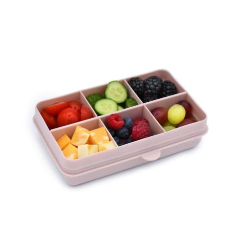 Melii Snackle Box Mini - Pink: Baby Food Storage, Detachable Lid