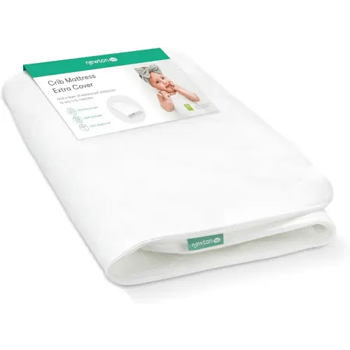 Newton Baby Crib Mattress Spare Cover | 100% Breathable Proven to Reduce Suffocation Risk, Safe, Machine Washable, Non-Toxic, Rest Easy - Cloud White (Cover ONLY)