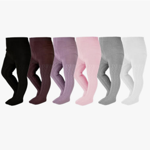 EPEIUS Baby Girl Tights Thick Cable Knit Leggings Stockings Cotton Pantyhose for Newborn Infant Toddler 3/4/5/6 Pack