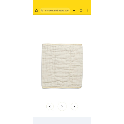 Cloth-eez Prefold Diapers - Organic Natural Unbleached