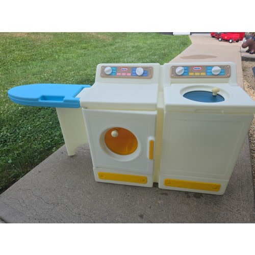 Vintage Little Tikes Child Size Washer Dryer Ironing Board