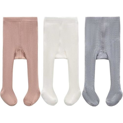 CECORC Baby Girls Tights Toddler Cable Knit Leggings Thick Cotton Infant Stockings Pantyhose 1-10T