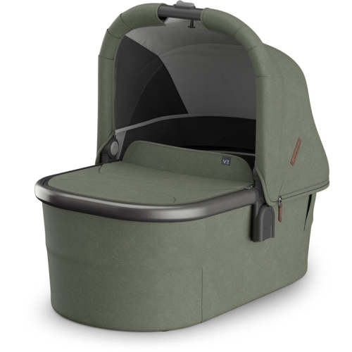 UPPAbaby Bassinet V3 for Vista, Cruz & Ridge - Evelyn (Meadow Green | Graphite Frame)