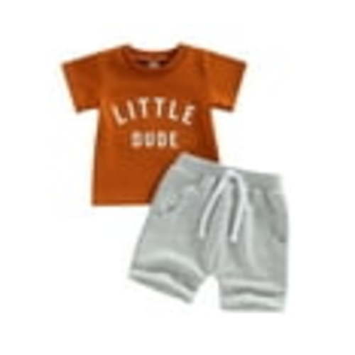 Toddler Baby Boy Summer Clothes Letter Print Shorts Set 0 6 12 18 24 Months Outfits
