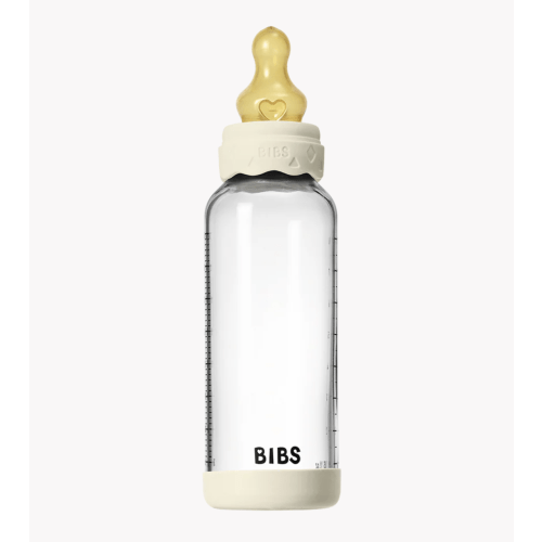 BIBS Baby Glass Bottle Boheme Set 8oz Latex - Ivory – Bibsworld store US