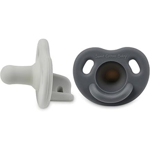 Pacifier – Soft Silicone – 0-36 Months – BPA Free – Natural Latch – Lightweight, Dishwasher Safe – for Newborns, Infants, Toddlers