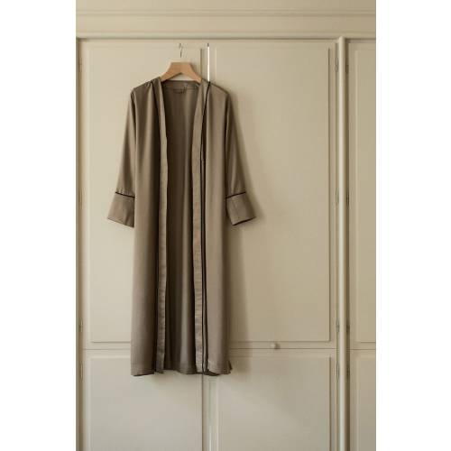 SATIN BATHROBE