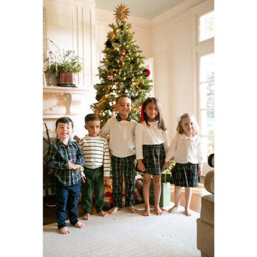 Shepherd Button On, Winter Ivory & Midnight Navy - Little Paper Kids | Maisonette