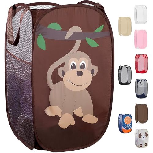 Handy Laundry Collapsible Mesh Pop Up Laundry Hamper 14 x 13 x 24 in