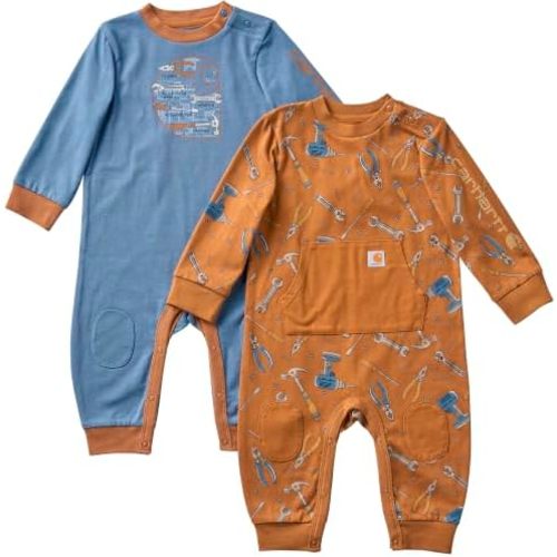 Carhartt Kid's CG8155 Long-Sleeve Tool Coverall Set - Boys