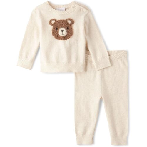 The Children's Place baby-boys And Newborn Long Sleeve Sweater and Pants, 2 Piece Playwear Set
