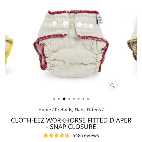 Cloth-eez Workhorse Fitted Diapers