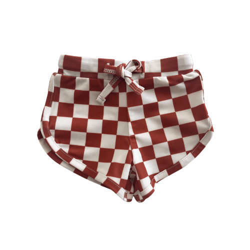Stracciatella Checkerboard / Laguna Swim Short / UPF 50+