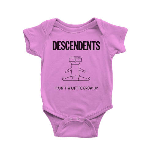 I Don't Want To Grow Up Onesie (Pink) – Descendents Store