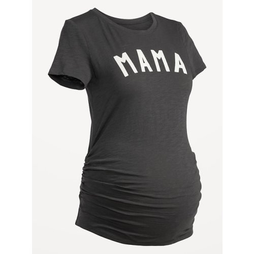 Maternity Graphic Side-Shirred T-Shirt | Old Navy
