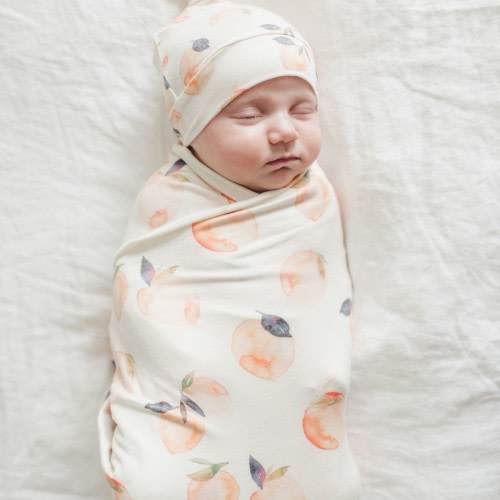 Printed Swaddle Blanket - Caroline