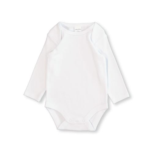 White Baby 3 Pack Long Sleeve Interlock Bodysuit | Best&Less™ Online