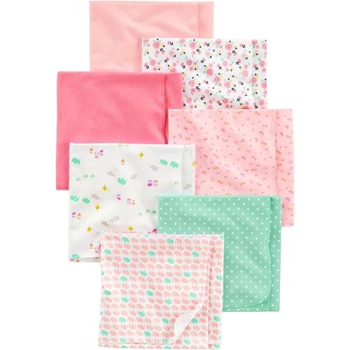 Simple Joys by Carter's unisex-baby 7-Pack Flannel Receiving Blankets