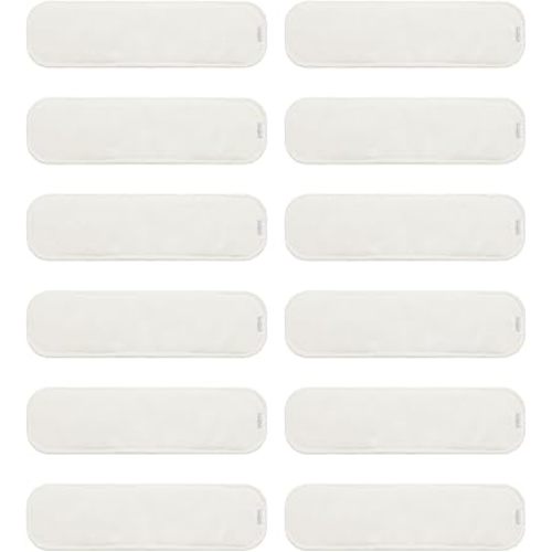 babygoal Cloth Diaper Inserts 12pcs,4 Layers Rayon from Bamboo Inserts for babygoal Newborn Cloth Diapers,Small Size