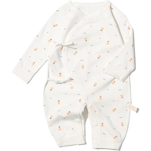 Cherie Kids Organic Cotton 0-6M Unisex Newborn Baby Sleepers Pajamas