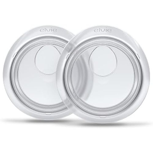 Elvie Catch - Milk Collection Shells - Discreet, Leak-Protection, Reusable Silicone Cups - Collect Up to 1oz - Breastfeeding Essentials - Set of Two