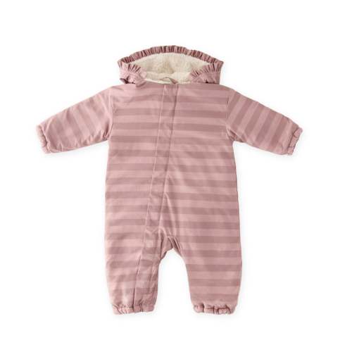 Sherpa Lined Storm Suit with Ruffles - Thistle Stripe – Pehr