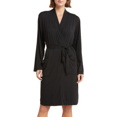 Tie Waist Jersey Robe
