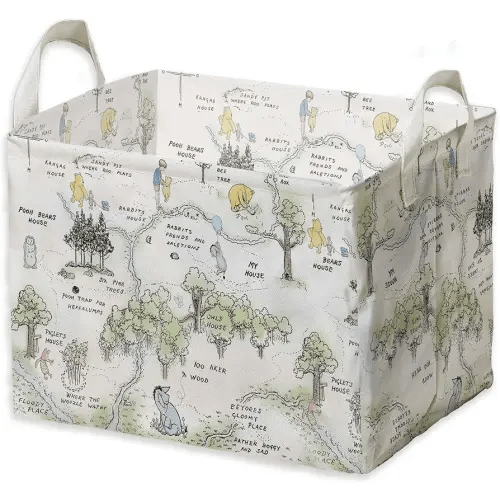 Winnie Nursery Baby Stuff, Winnie Storage Basket, Winnie Nursery Storage Baske Storage Basket With A Waterproof PE Coating, Storage Baskets Suitable For Bathroom and Bedroom