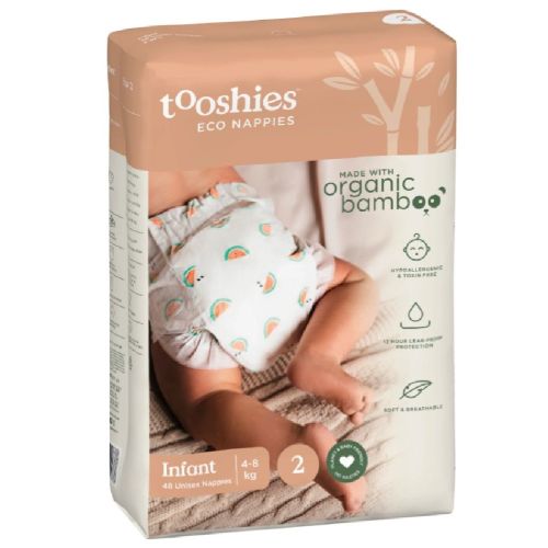 Tooshies Eco Diapers Size 2 Infant (Australia)
