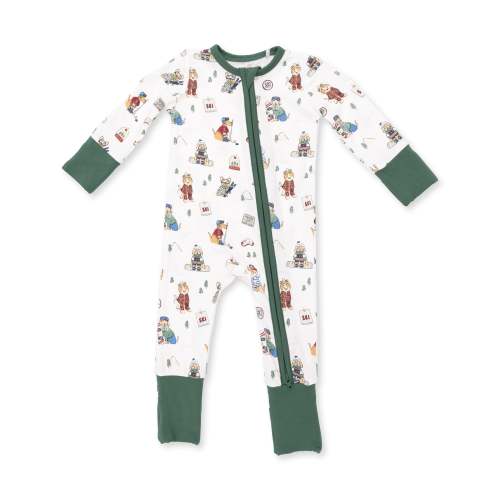 Winter Sports Dogs Green - Convertible Romper – Angel Dear